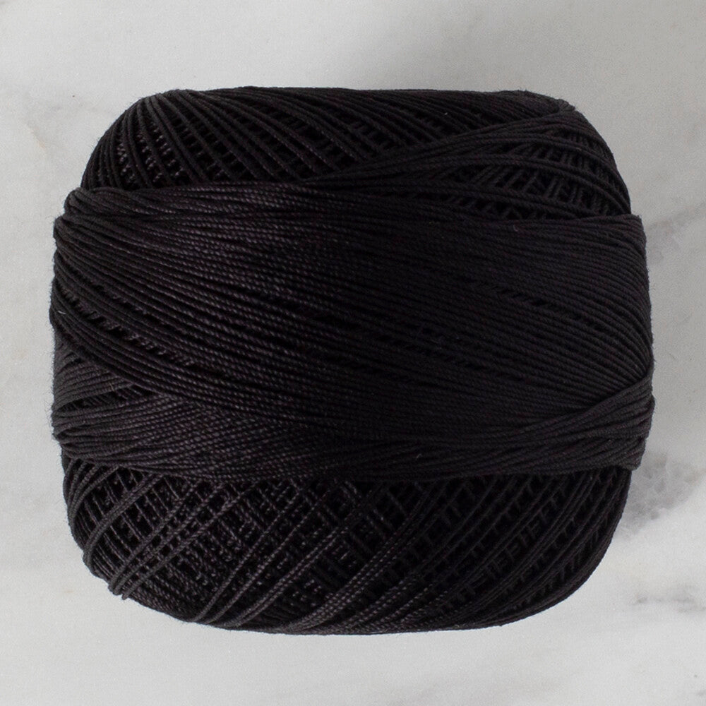 Altınbaşak No: 50 Siyah Klasik Renkli Dantel İpliği - SİYAH - 26